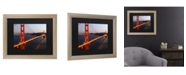 Trademark Global Pierre Leclerc Golden Gate Sf Matted Framed Art - 27" x 33"
